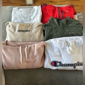 Lot of Mens Hoodie and Quarter Zip (6)